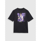 Boy's oversize T-shirt with print 4F 4FJRAW25TTSHM3062-20S 4f