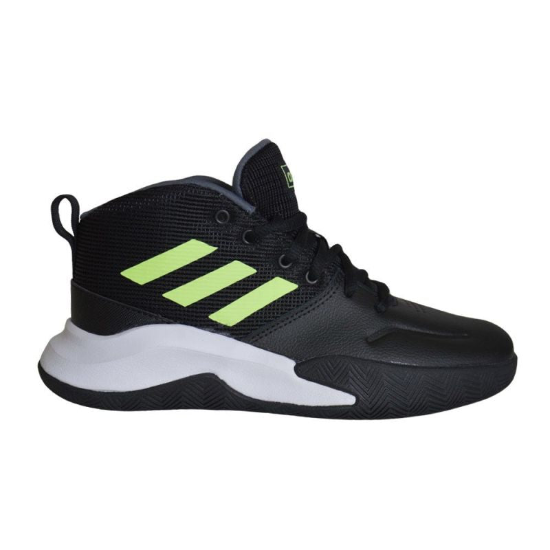 Adidas Ownthegame Kids Wide Cblack/Hireye/Onix Basketball Shoes - EF0308 Obuwie/Buty do koszykówki męskie/Adidas Your Sports Performance
