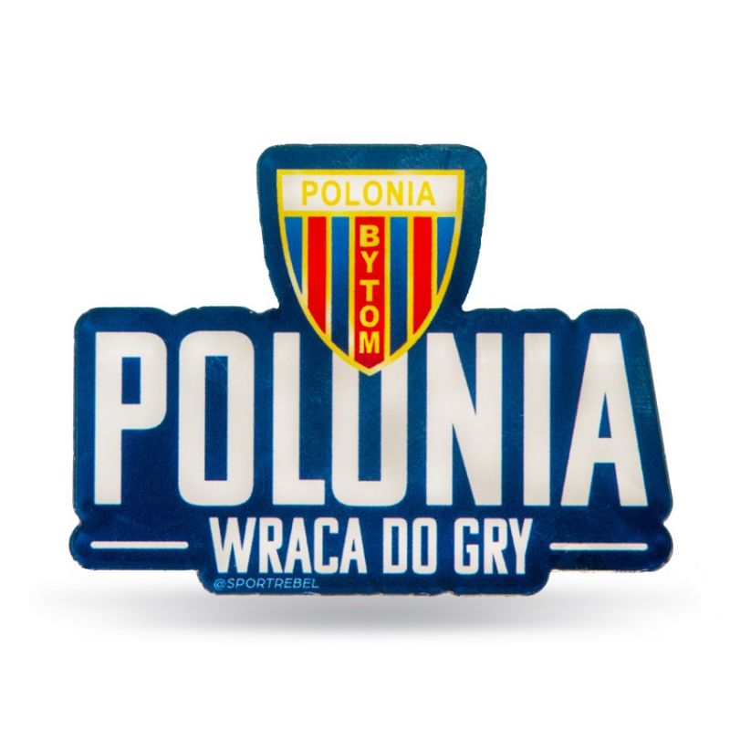 Acrylic magnet Polonia Bytom Coat of Arms In preparation Your Sports Performance