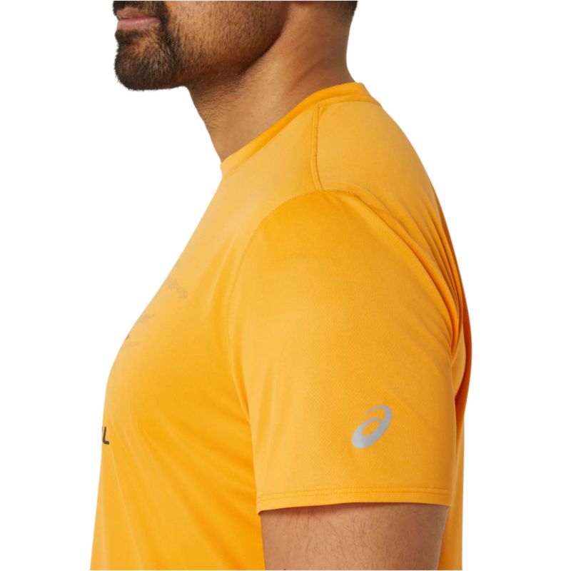 Asics Fujitrail Logo SS Top M 2011C981-800 T-shirt Clothing/Training Asics