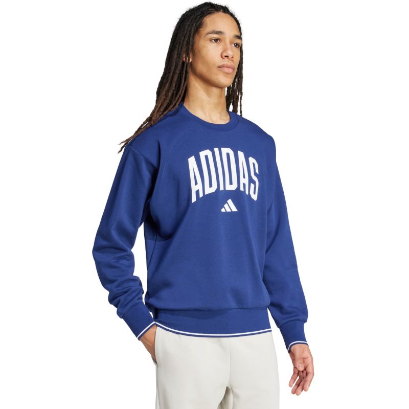 Men's adidas Collegiate Sweatshirt Blue JM1734 In preparation Adidas