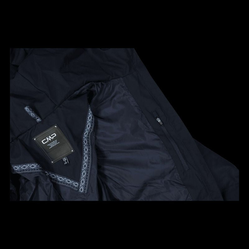 CMP women's winter coat with hood, waterproof, insulated, black (34K0096/N950) In preparation Your Sports Performance