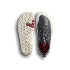 Vivobarefoot TRACKER LEATHER AT LOW MENS OBSIDIAN/WHITE men's shoes (309534-04)