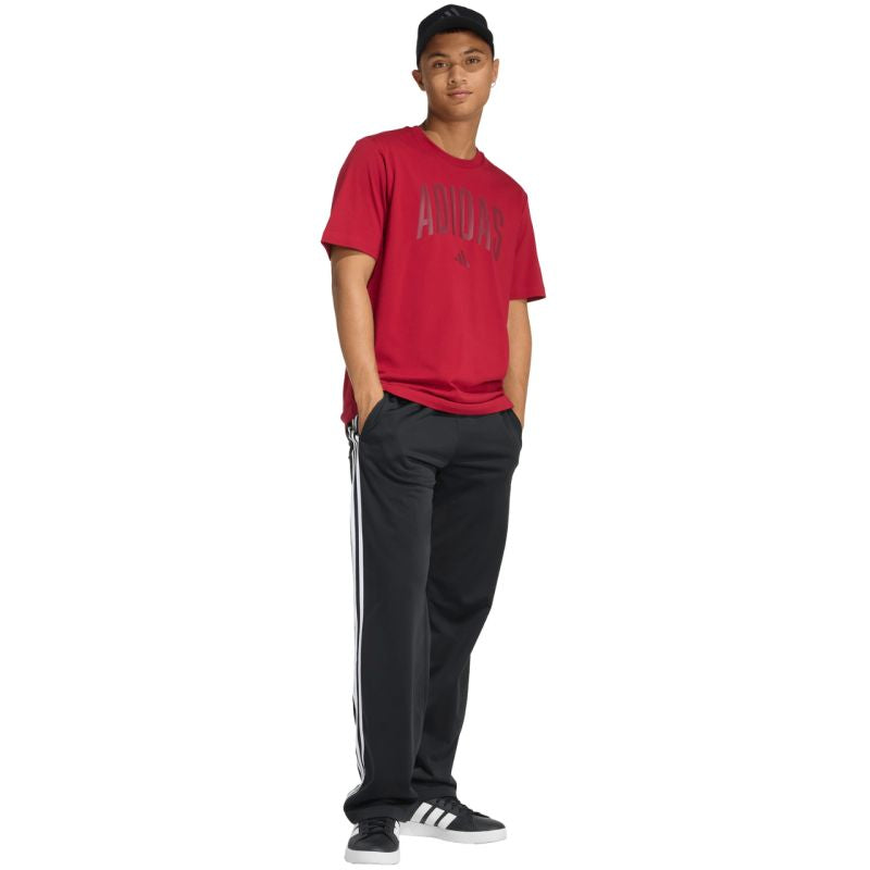 Adidas Collegiate Lineage Men's T-Shirt Red KH4593