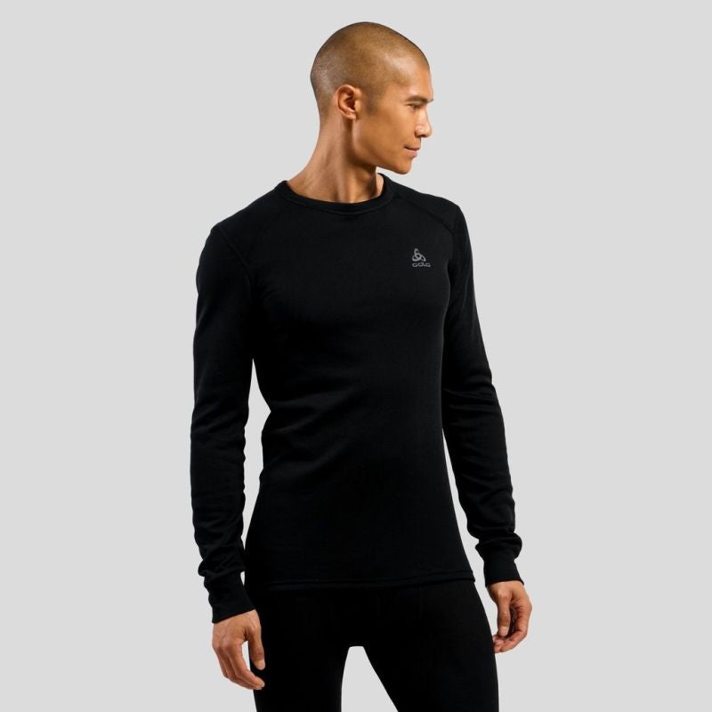 Odlo BL TOP crew neck l/s ACTIVE WARM ECO men's t-shirt size L Black Clothing Your Sports Performance