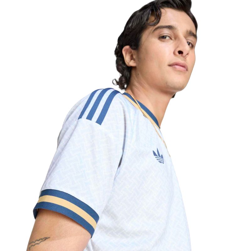 Men's adidas Italy 26 Away Jersey white and blue KC8704