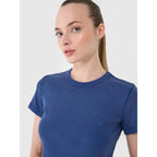 Women's slim ribbed t-shirt 4F 4FRSS25TTSHF2696-31S *Kategoria tymczasowa Your Sports Performance