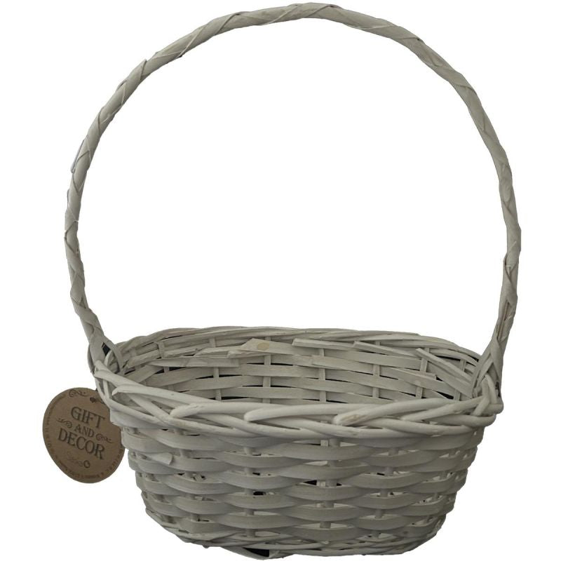 EASTER BASKET 28x15x35CM WHITE Home and Garden/Equipment Your Sports Performance
