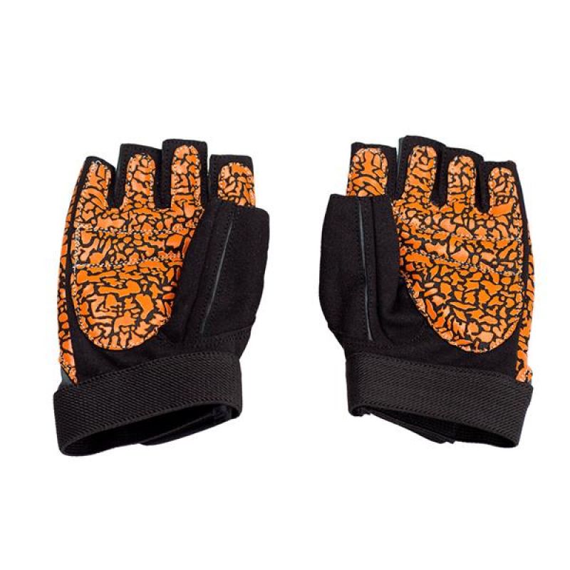 Gloves for the gym Oragne / Gray W HMS RST03 rL Accessories/Gloves Your Sports Performance