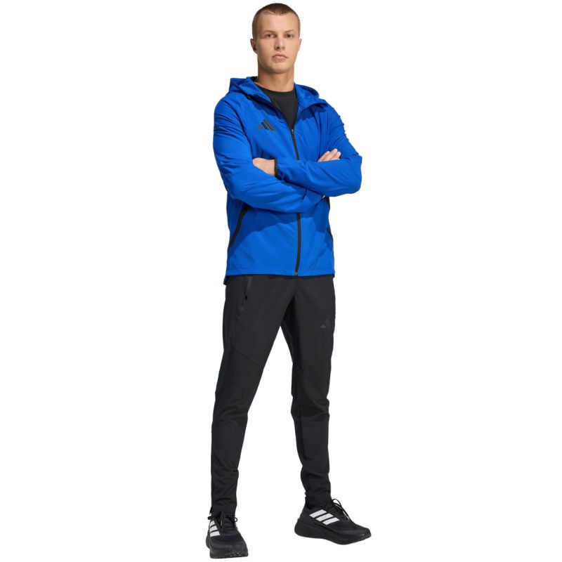 Men's adidas Tiro 26 Travel Windbreaker Jacket Blue KD3335