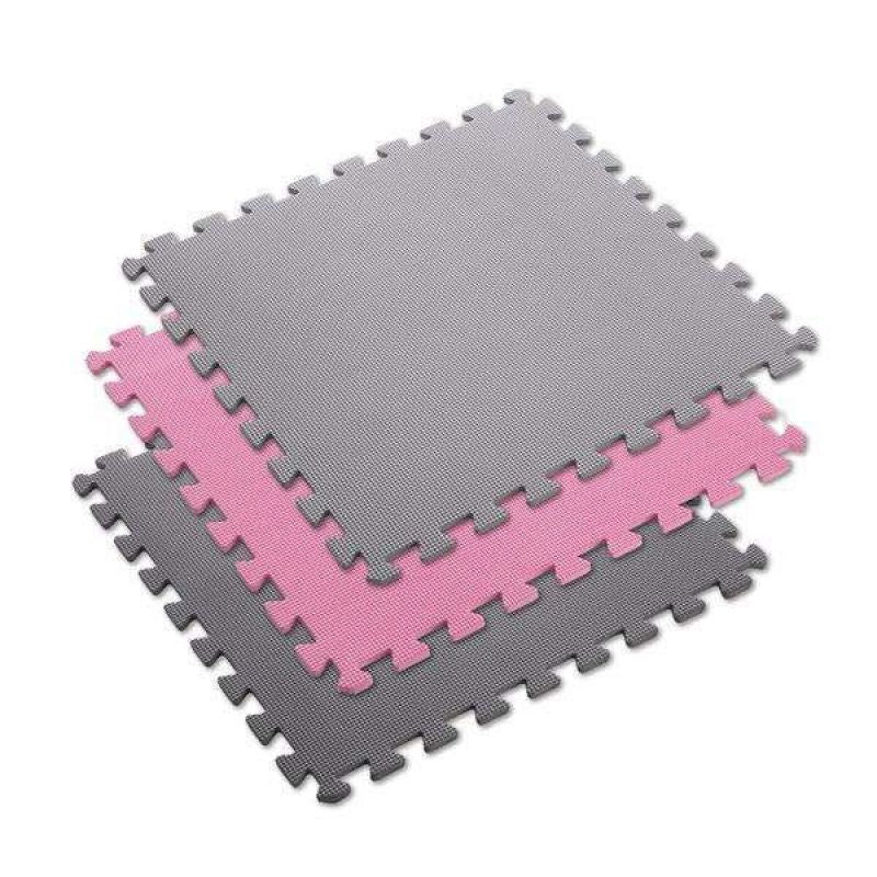 Multipack One Fitness MP10 puzzle mat pink and gray 9 pieces 10 mm In preparation Your Sports Performance