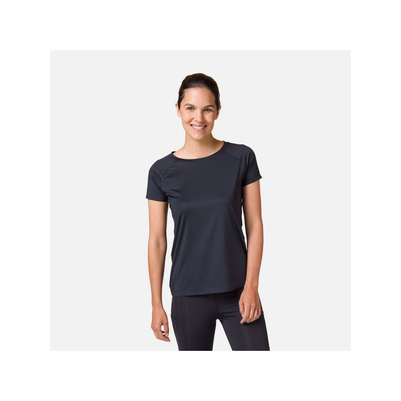 Rossignol W Tech Light Tee T-Shirt black Import z PMSport Your Sports Performance