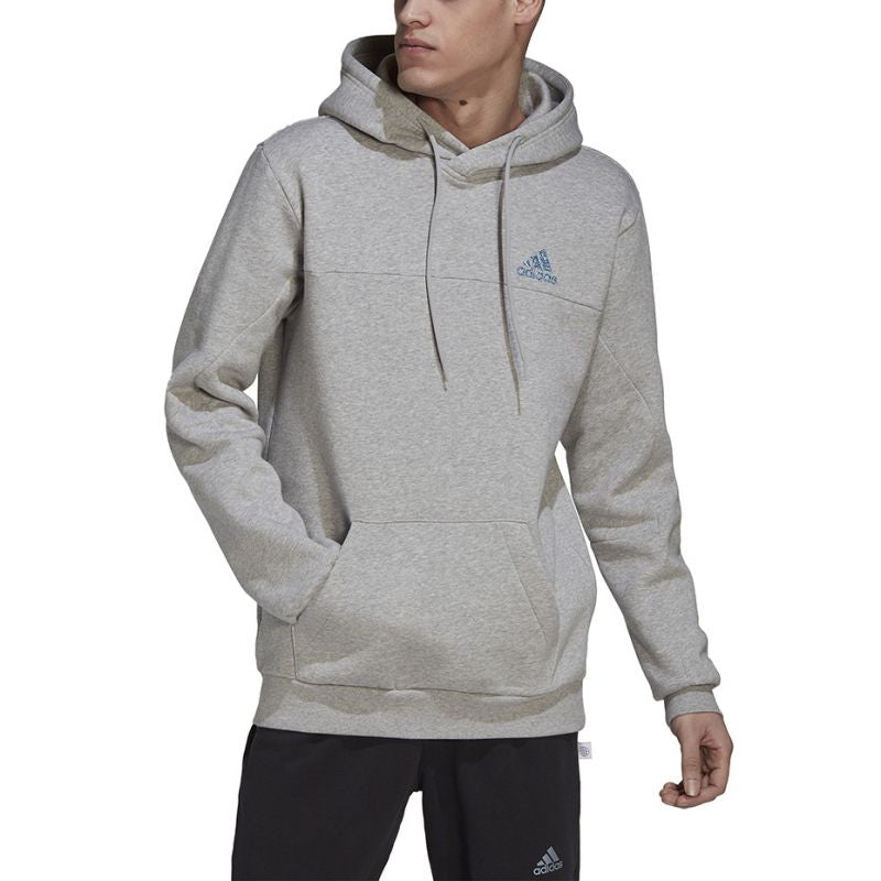 adidas Stadium Fleece Badge of Sport Hoodie M HC5869 Clothing/Training Adidas