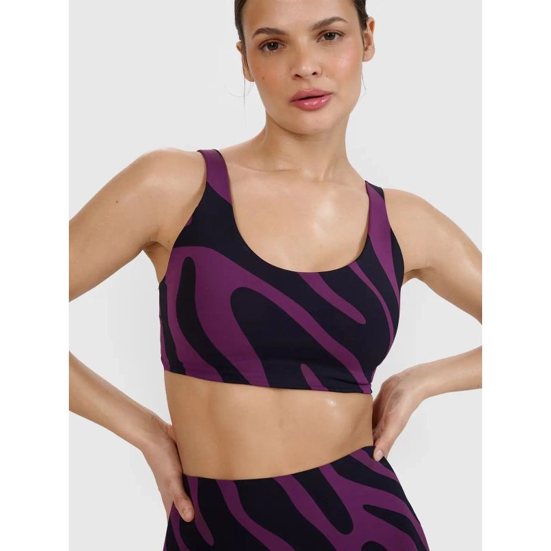 4F 4FWSS25USBAF165-50A Medium Support Yoga and Pilates Bra Clothing Your Sports Performance