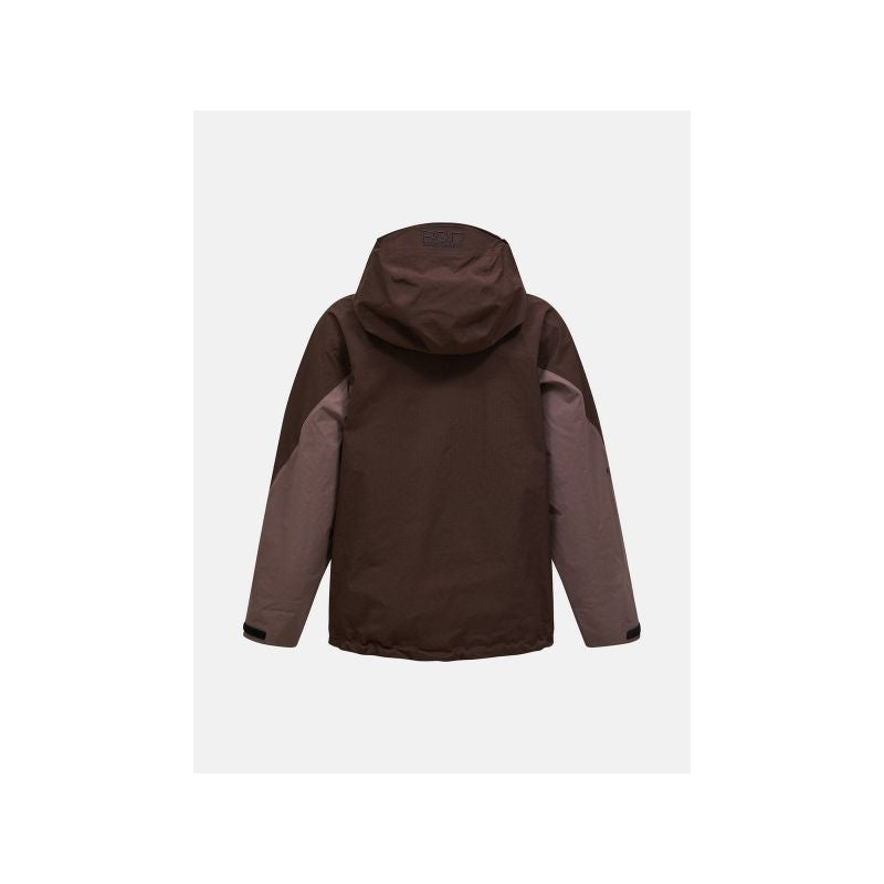 Women's PEAK PERFORMANCE W Ridge Hipe Ace 3L Shell Jacket Brown