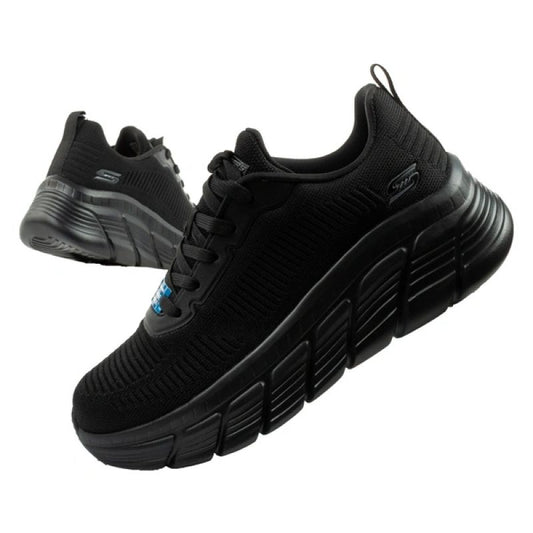Skechers Bobs B Flex women's sneakers fashionable black Skechers