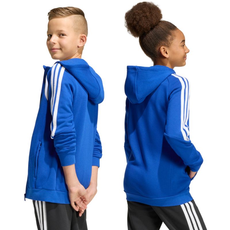 adidas Tiro 26 League Sweat Full Zip Hoodie for Kids Blue KF9102