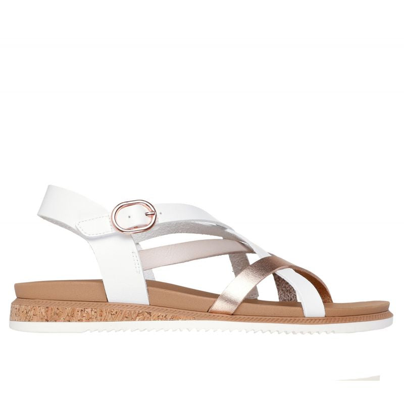 Skechers Bobs Desert Kiss Low sandals - Peak Rank W 114709-WHT Footwear/Lifestyle/Skechers Skechers
