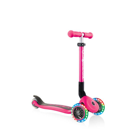 3-wheel scooter Globber Foldable Lights Fuchsia Jr 437-110 Accessories/Skating/Hulajnogi Your Sports Performance