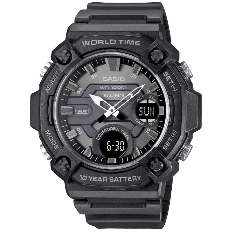 Men's Watch CASIO AEQ-120W-1BVDF + BOX In preparation Your Sports Performance