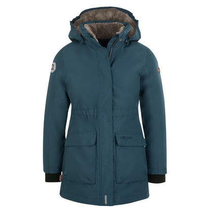 Trollkids Girls Alesund Coat Children's Waterproof Hooded Down Jacket Winter Navy Blue (301-142) Trollkids