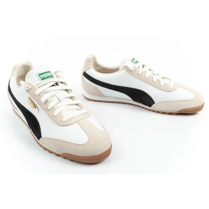 Puma Arizona Retro Beige Leather Unisex Women's Sports Shoes