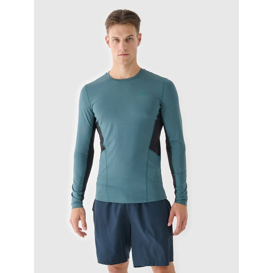 Men's quick-drying running longsleeve 4F 4FWAW24TFLOM252-40S *Kategoria tymczasowa Your Sports Performance