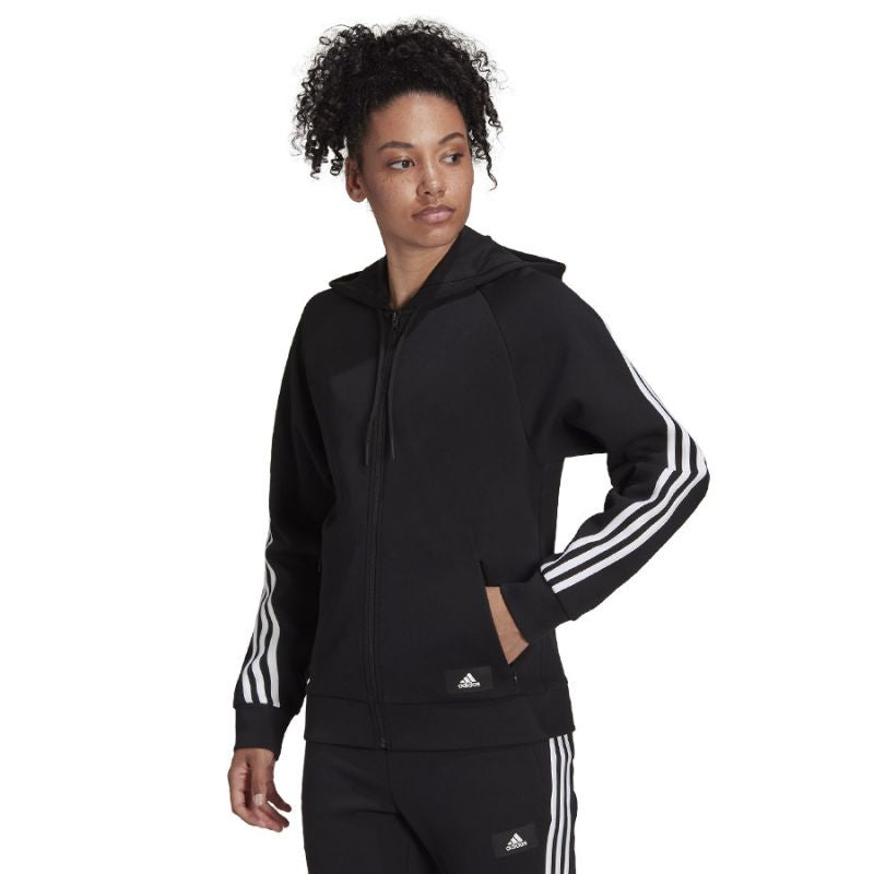 Adidas FI 3 Stripes Full-Zip Reg Sweatshirt W H57287 Clothing/Training Adidas