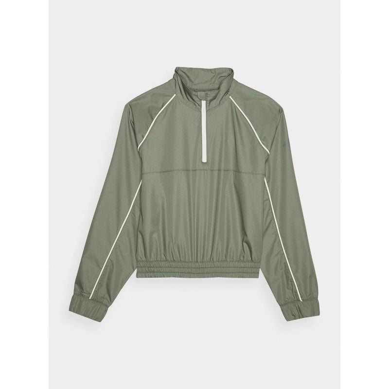 Women's cropped transition jacket with a stand-up collar 4F 4FRSS24TTJAF0886-44S *Kategoria tymczasowa Your Sports Performance