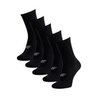 Men's socks 4F M481 5-pack deep black 4FWMM00USOCM481 20S