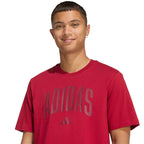 Adidas Collegiate Lineage Men's T-Shirt Red KH4593