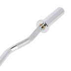 Olympic bar 120cm with clamps lock jaw blac GOL160