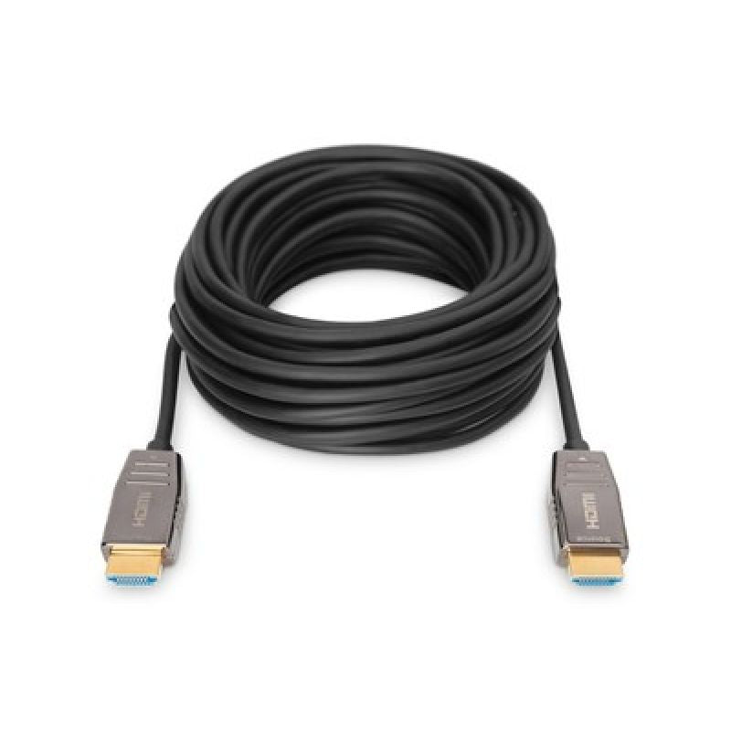 HDMI 2.1 Ultra High Speed 8K60Hz UHD Hybrid Connection Cable HDMI A/HDMI AM/M Black 20m Kable i adaptery/Kable HDMI Your Sports Performance