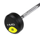 Rubber-coated fixed barbell/bar, curved, 25 kg HMS GSL25 In preparation Your Sports Performance