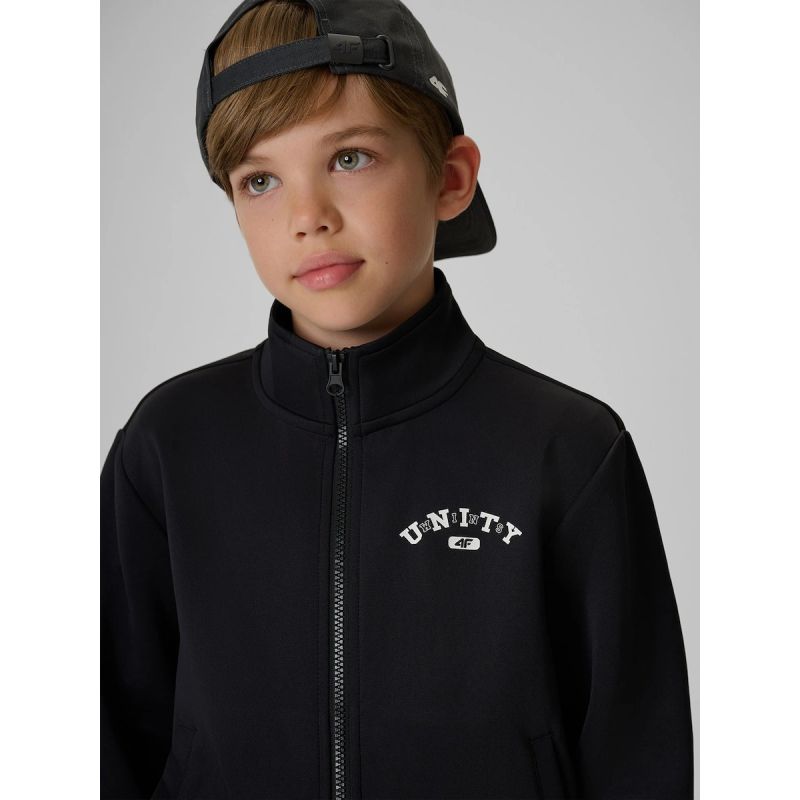 Boys’ Regular-Fit Hoodless Sports Jacket 4F 4FJRAW26TSWSM3198-20S