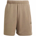 Men's adidas Kit 3-Stripes beige shorts KW2382