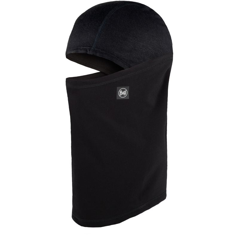 Balaclava BUFF MERINO MW HINGED BALACLAVA SOLID BLACK
