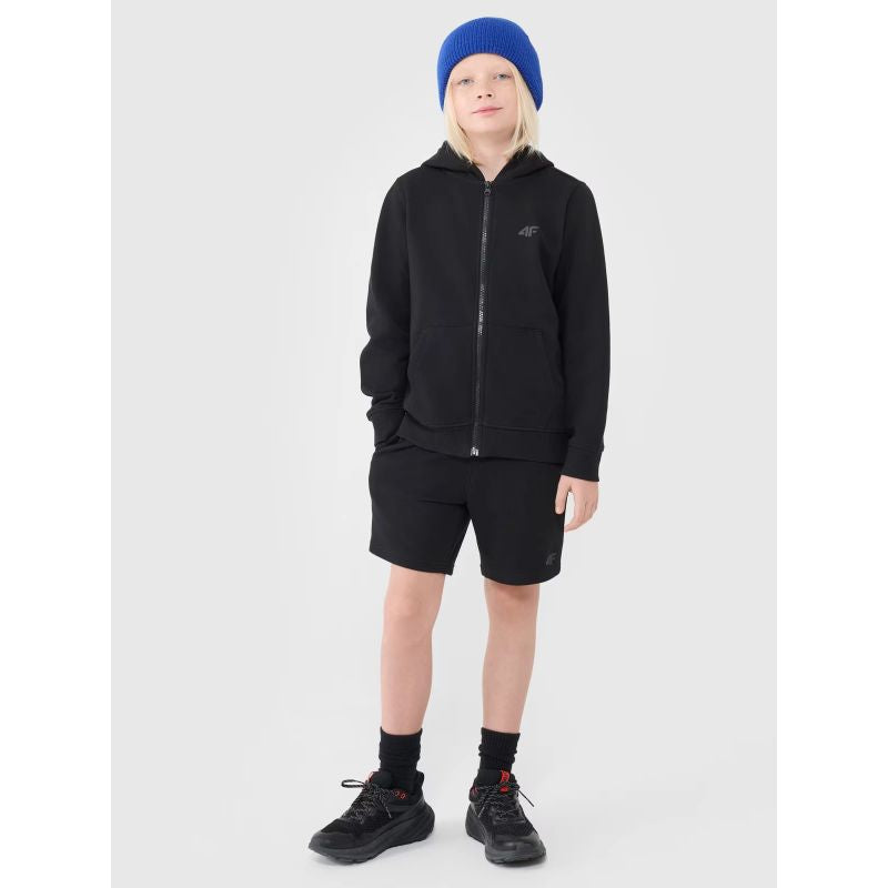 Boy's zip-up sweatshirt with hood 4F 4FJWSS25TSWSM1714-20S *Kategoria tymczasowa Your Sports Performance
