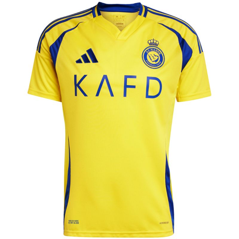 adidas Al Nassr FC 24/25 Ronaldo Home Men's Jersey, Yellow, JP0459