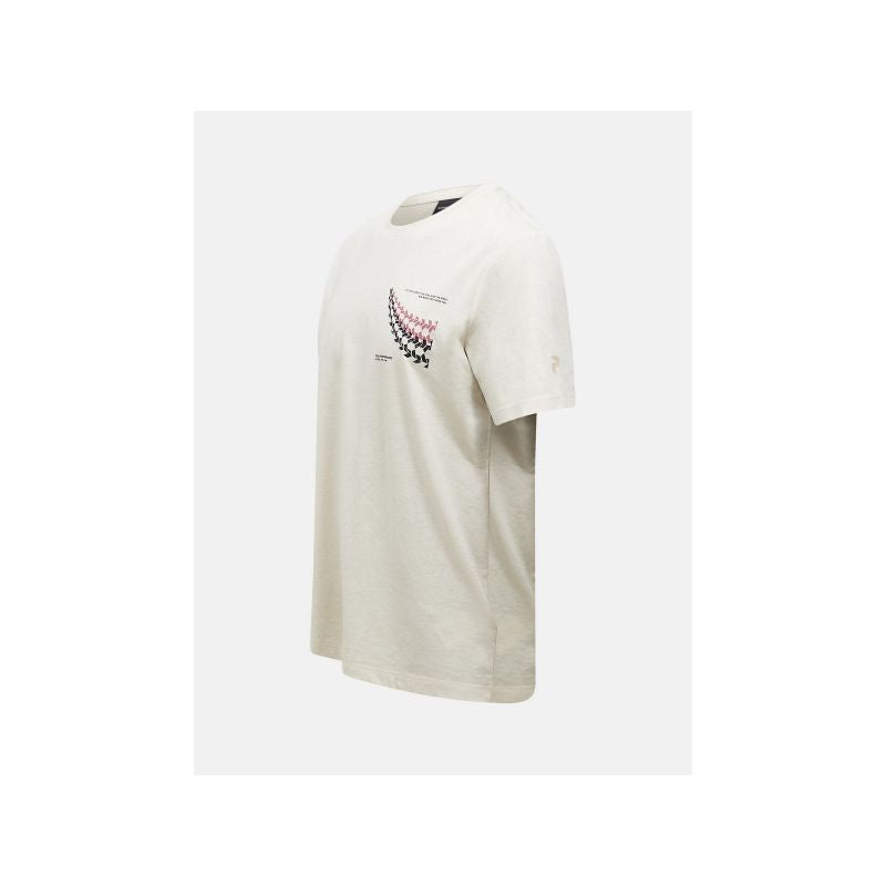 PEAK PERFORMANCE M Explore Graphic Tee, beige
