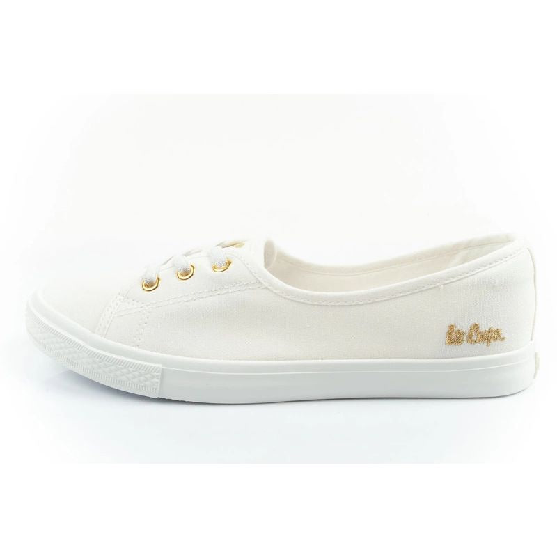 Lee Cooper shoes women's sneakers sporty white slip-on ballet flats
