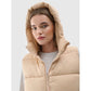 Women's quilted down vest with hood 4F 4FWAW24TVJAF141-83S *Kategoria tymczasowa Your Sports Performance