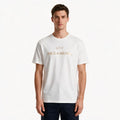 Paul&Shark Men's Cotton T-shirt White and Gold 99311007-10E - Classic Cut, Logo
