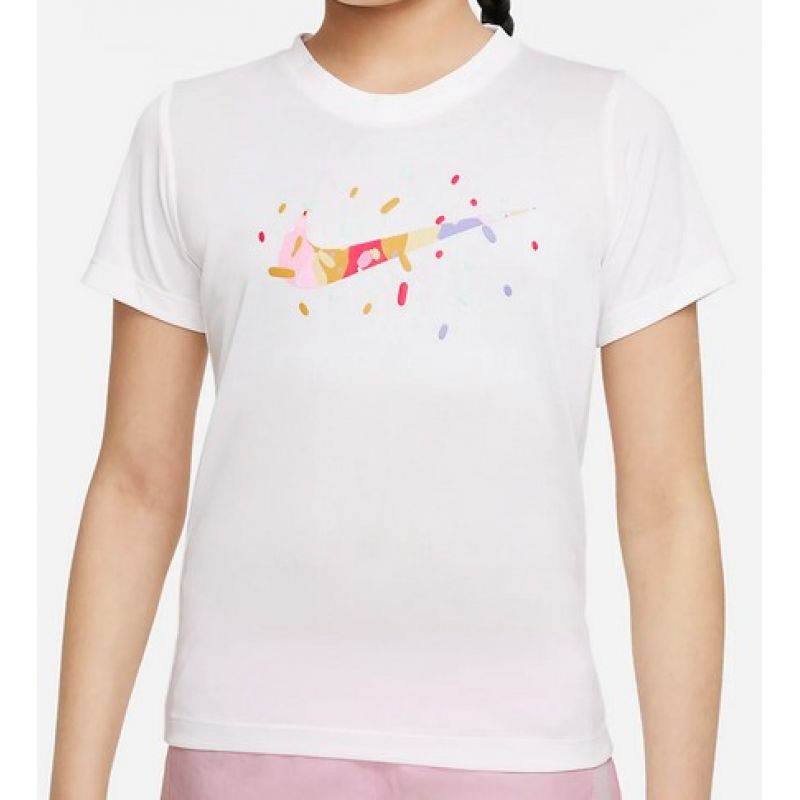 Nike Dri-Fit Jr DV0559 100 T-shirt Clothing/Lifestyle/T-shirts Nike