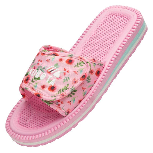 Kubota Velcro Flip Flops Multicolor Floral Pink K25SS-100-001-28-1 *Kategoria tymczasowa Your Sports Performance