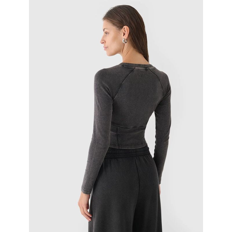 Longsleeve cropped smooth women's 4F 4FRAW24TLONF503-20S *Kategoria tymczasowa Your Sports Performance