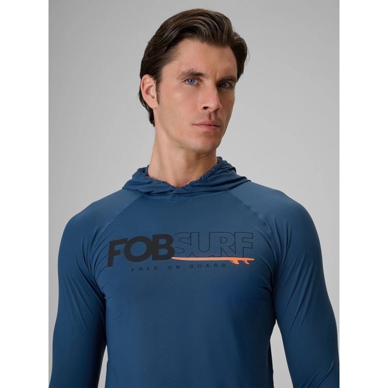 Longsleeve for swimming and water sports with UPF50+ filter men's 4F 4FRSS26TFWLM002-31S