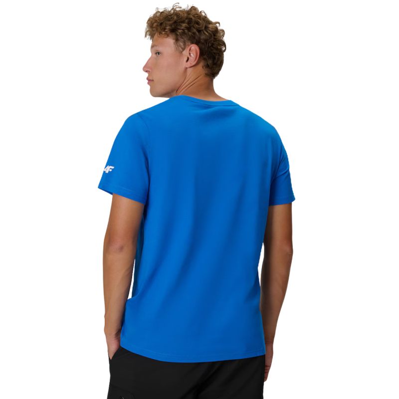 Men's 4F M3575 T-shirt blue 4FWAW26TTSHM3575 33S
