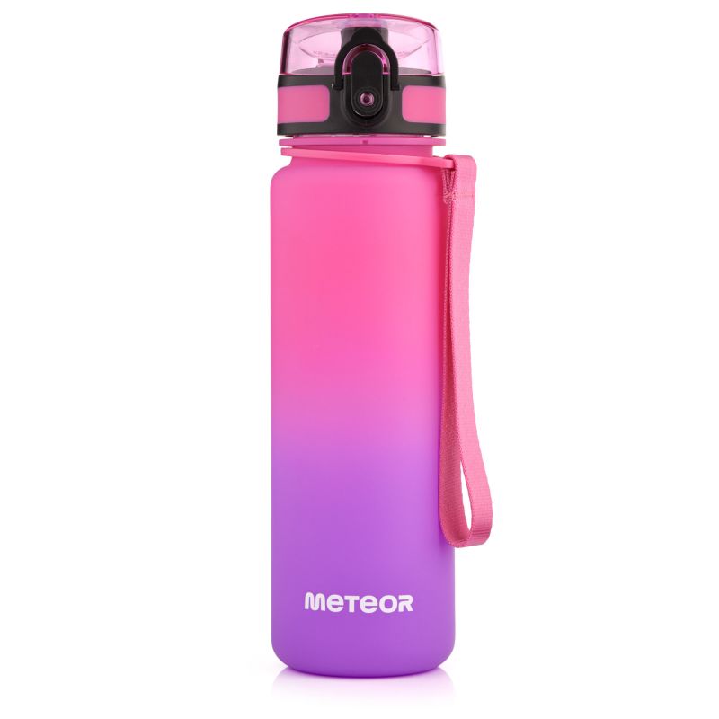 Meteor Bottle 500 ml 17659 pink/purple Accessories/Training equipment/pozostałe Your Sports Performance