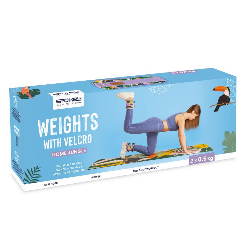 Spokey HOME JUNGLE ankle and wrist weights 2x 0.5 kg Accessories/Training equipment Your Sports Performance